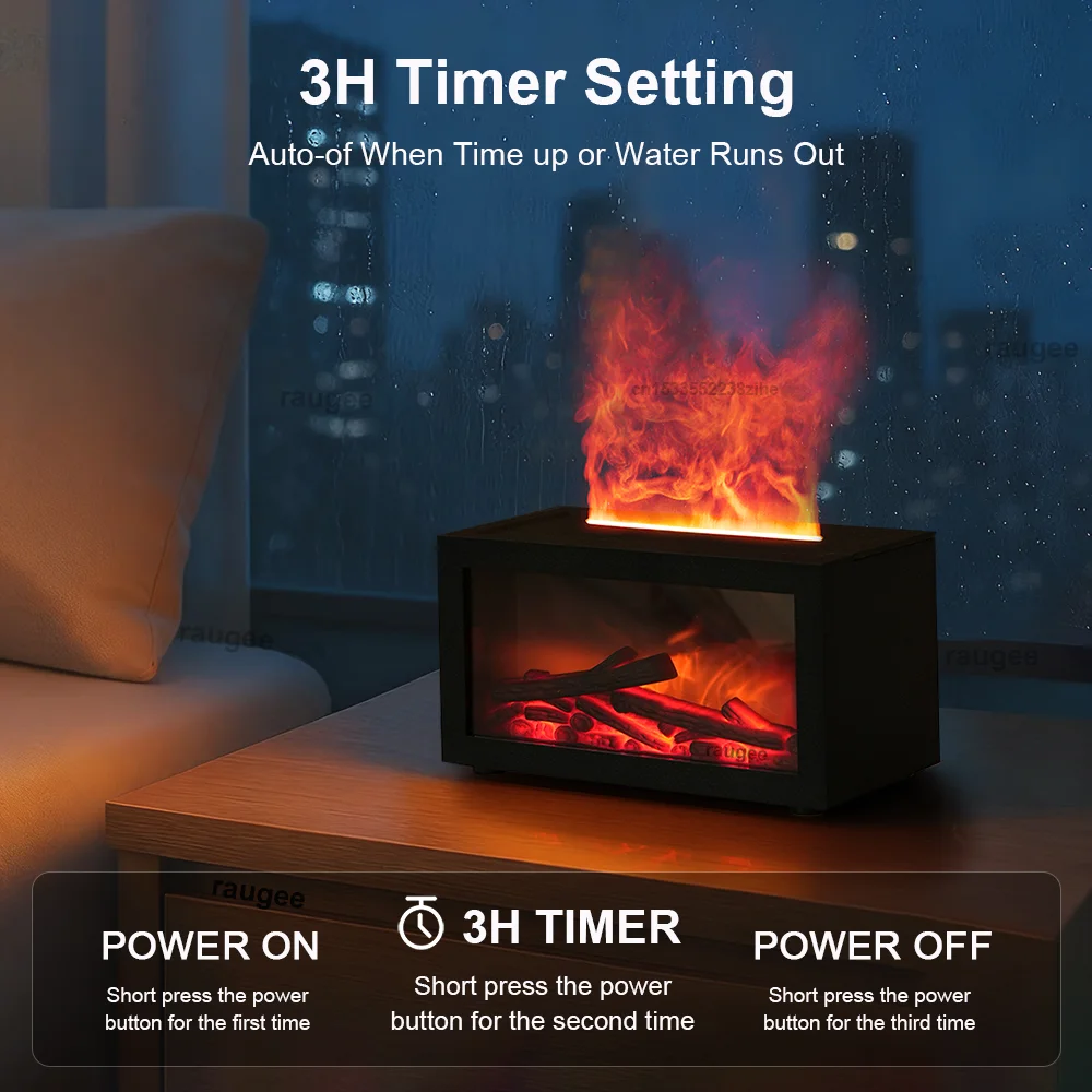 Fireplace Flame Aroma Diffuser