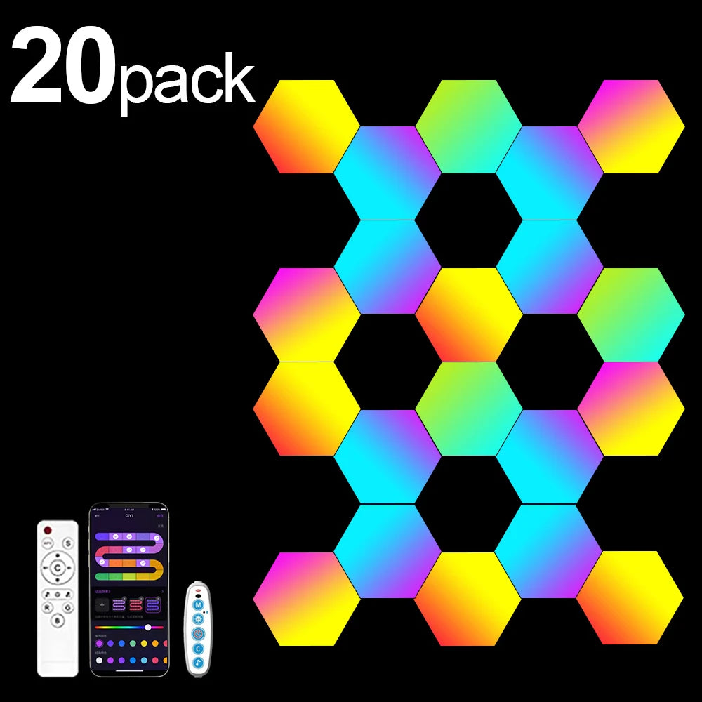 RGB Smart Hexagonal Wall Panels