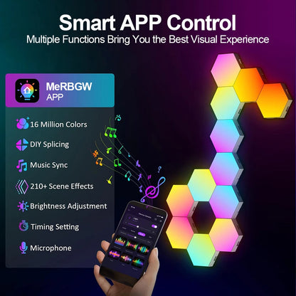 RGB Smart Hexagonal Wall Panels