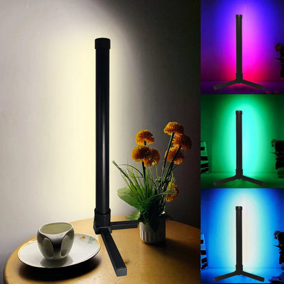 Minimalist RGB LED Corner Floor Lamp