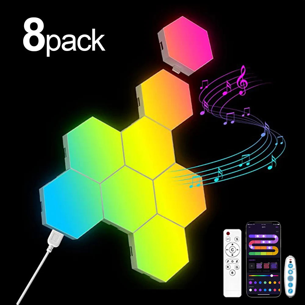 RGB Smart Hexagonal Wall Panels